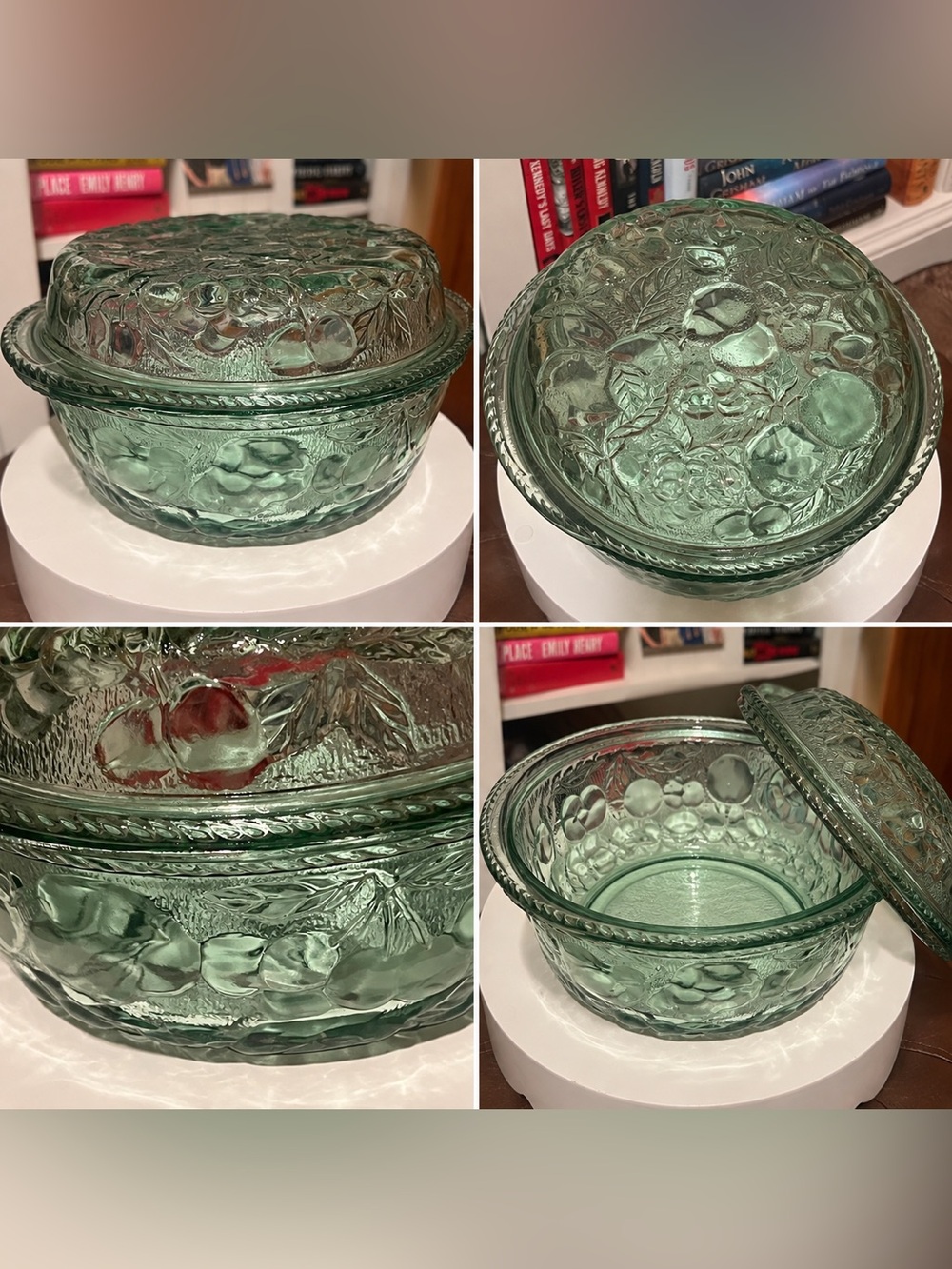 Anchor Hocking Libby Orchard Casserole covered dish